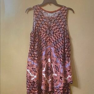 Knox Rose Multicolor High Low Dress